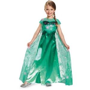 Disney Store Elsa Frozen Fever Costume